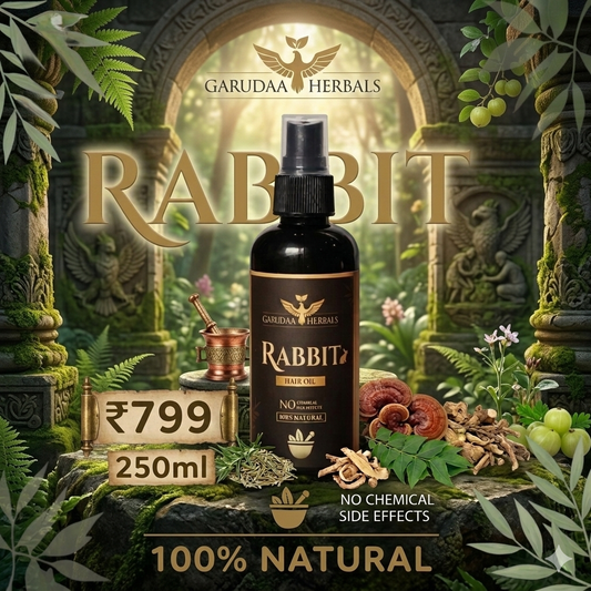 Rabbit Herbal Hair Oil – 100% Stronger, Healthier Growth