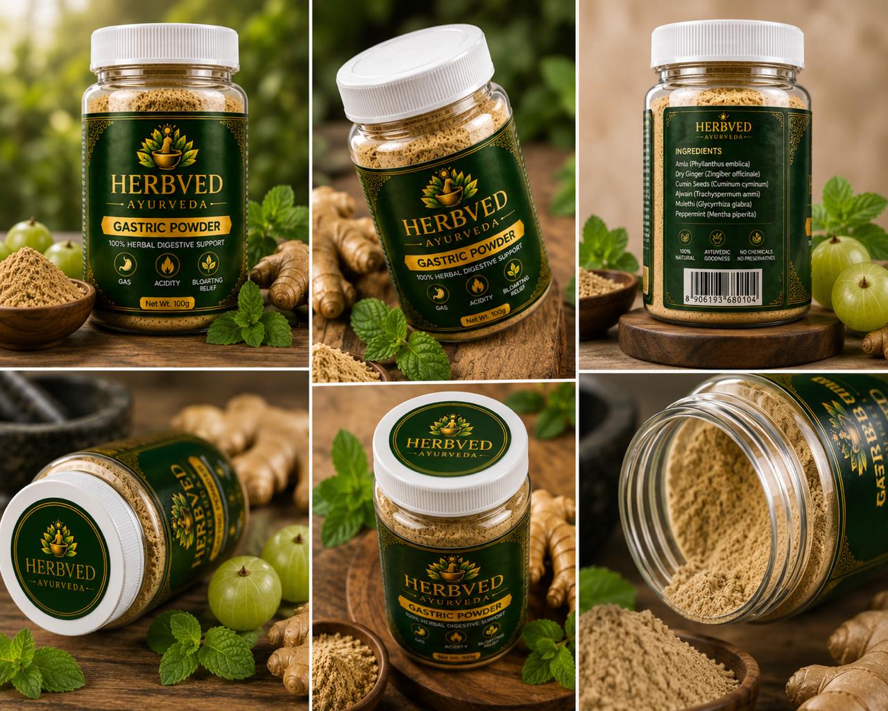Herbved Ayurvedic Stomach, Digestion & Acidity Care