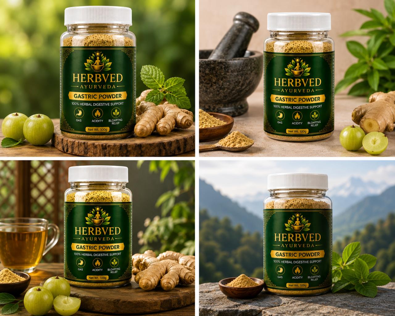 Herbved Ayurvedic Stomach, Digestion & Acidity Care
