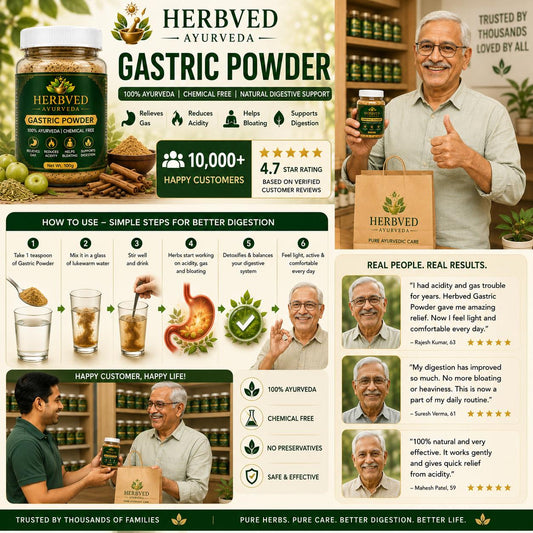 Herbved Ayurvedic Stomach, Digestion & Acidity Care