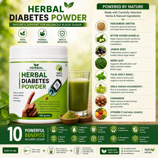 DIABETES BLOOD SUGAR POWDER - 15DAYS CHALLENGE